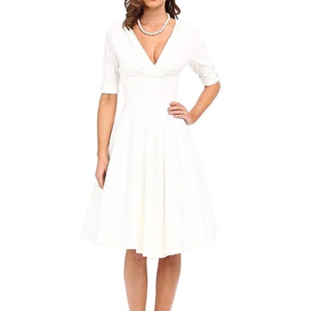 Unique Vintage Delores Swing Dress